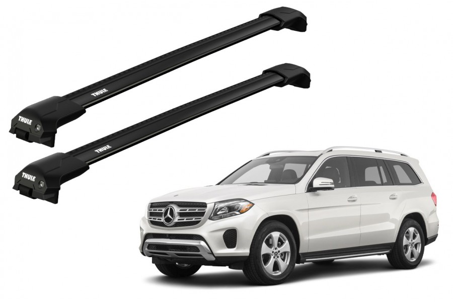 Barras THULE EDGE Flush para autos Mercedes Benz GLS 2016 a 2019 negro