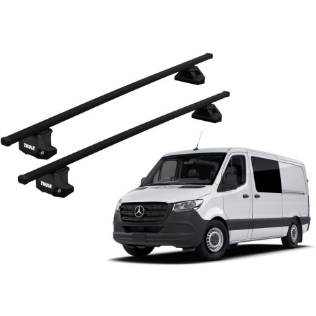 Barras THULE EVO SquareBar para Van MERCEDES BENZ Sprinter H1 desde 2006 -2017