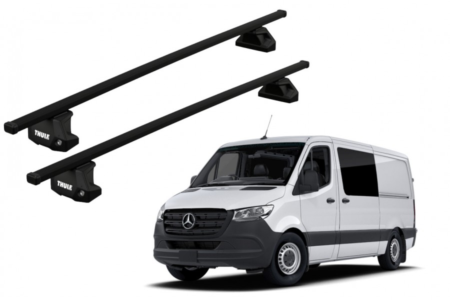 Barras THULE EVO SquareBar para Van MERCEDES BENZ Sprinter H1 desde 2006 -2017