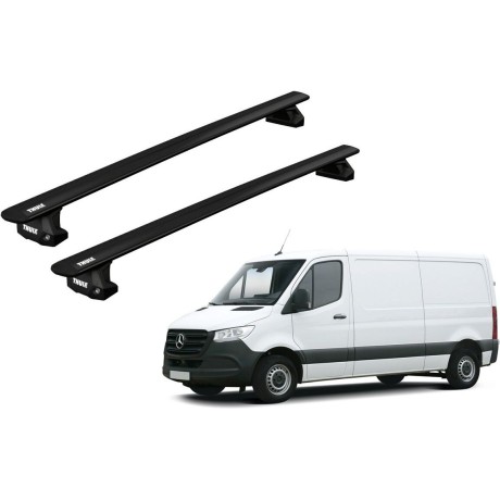 Barras THULE EVO WingBar para Van MERCEDES BENZ Sprinter H2 desde 2006 - 2017 negro