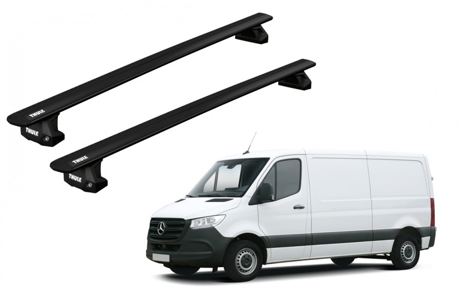 Barras THULE EVO WingBar para Van MERCEDES BENZ Sprinter H2 desde 2006 - 2017 negro