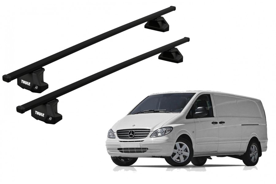 Barras THULE EVO SquareBar para Van MERCEDES BENZ Viano desde 2004 al 2014