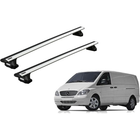Barras THULE EVO WingBar para Van MERCEDES BENZ Viano desde 2004 al 2014