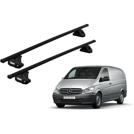 Barras THULE EVO SquareBar para Van MERCEDES BENZ Vito desde 2004 al 2014