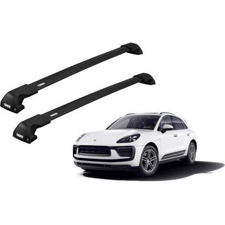 Barras Thule PORSCHE Macan 14-23 RA / EDGE Flush BLACK