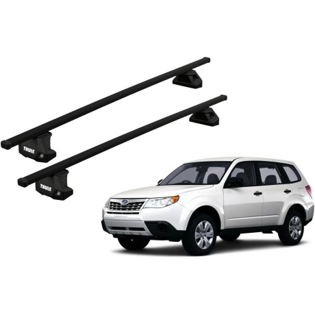 Barras THULE EVO SquareBar para autos SUBARU Forester 2008 a 2012