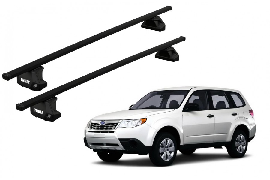 Barras THULE EVO SquareBar para autos SUBARU Forester 2008 a 2012