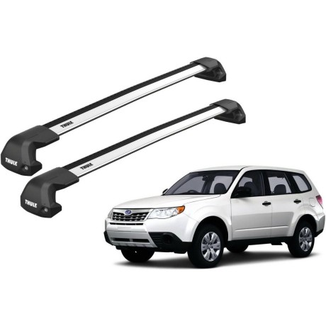 Barras THULE EDGE Flush para autos SUBARU Forester 2008 a 2012
