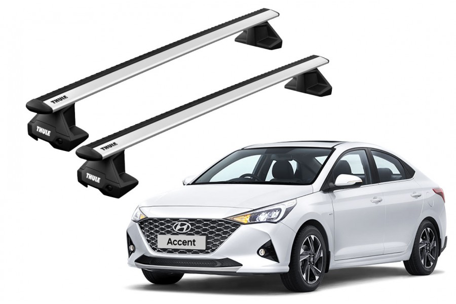 Barras THULE EVO WingBar para autos HYUNDAI Accent desde 2018