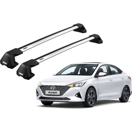 Barras THULE EDGE Flush para autos HYUNDAI Accent desde 2018