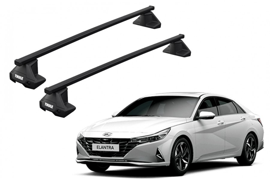 Barras THULE EVO SquareBar para autos HYUNDAI Elantra desde 2016