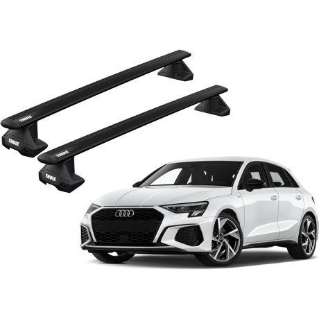Barras THULE EVO WingBar para autos AUDI A3 desde 2021 negro