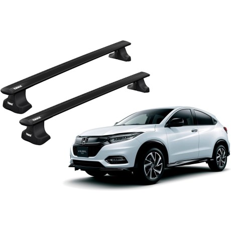 Barras THULE WingBar para autos HONDA HR-V 2015 a 2021 negro