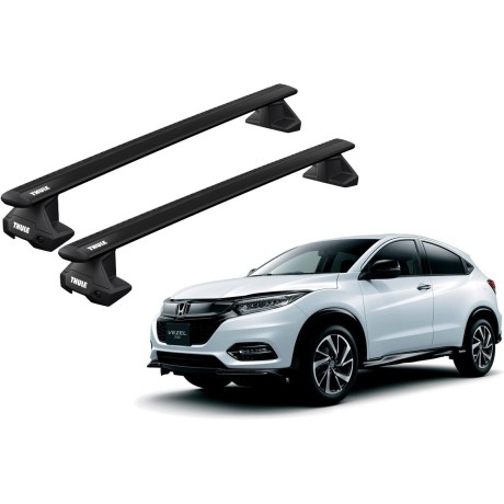 Barras THULE EVO WingBar para autos HONDA HR-V 2015 a 2021 negro