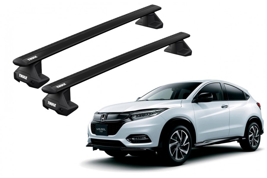 Barras THULE EVO WingBar para autos HONDA HR-V 2015 a 2021 negro