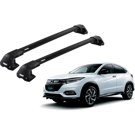 Barras THULE EDGE Flush para autos HONDA HR-V 2015 a 2021 negro