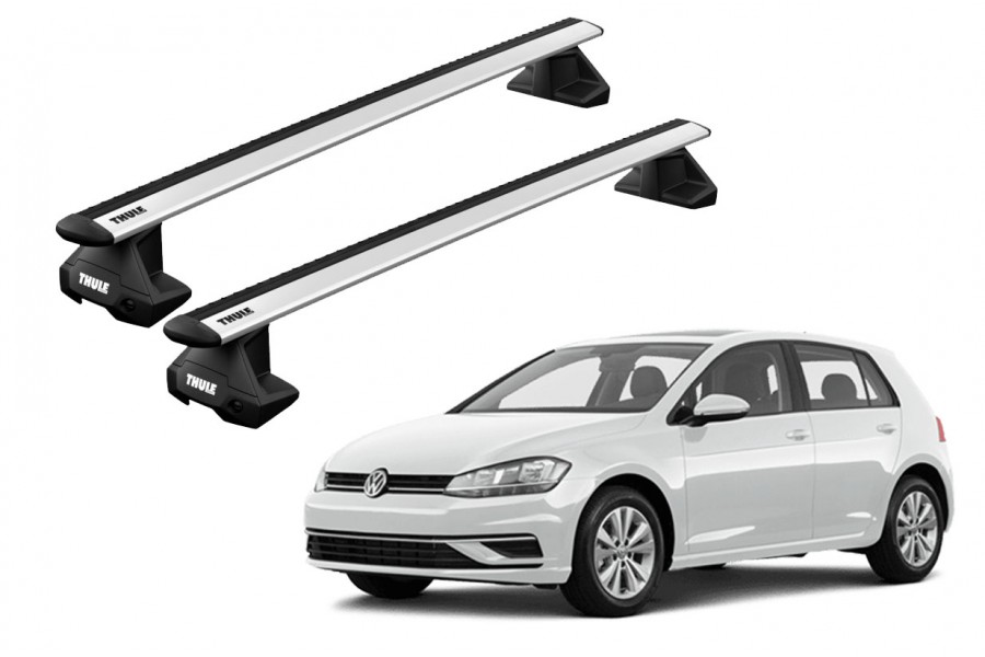 Barras THULE EVO WingBar para autos VOLKSWAGEN Golf 2013 a 2019