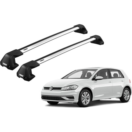 Barras THULE EDGE Flush para autos VOLKSWAGEN Golf 2013 a 2019