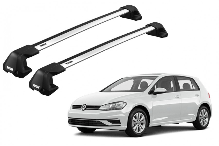Barras THULE EDGE Flush para autos VOLKSWAGEN Golf 2013 a 2019