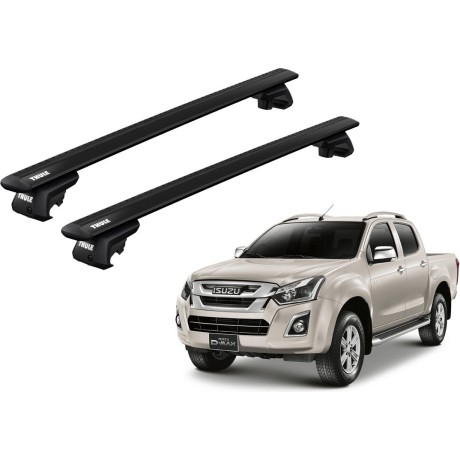 Barras THULE EVO WingBar para camioneta ISUZU D-Max 2012 a 2020 negro