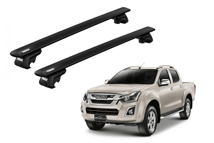 Barras THULE EVO WingBar para camioneta ISUZU D-Max 2012 a 2020 negro
