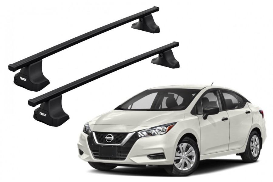 Barras THULE WingBar para autos NISSAN Versa desde 2012 - 2020 negro
