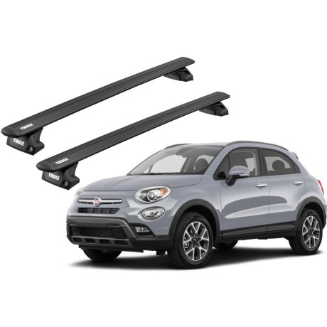 Barras THULE EVO WingBar para autos FIAT 500x desde 2015 negro