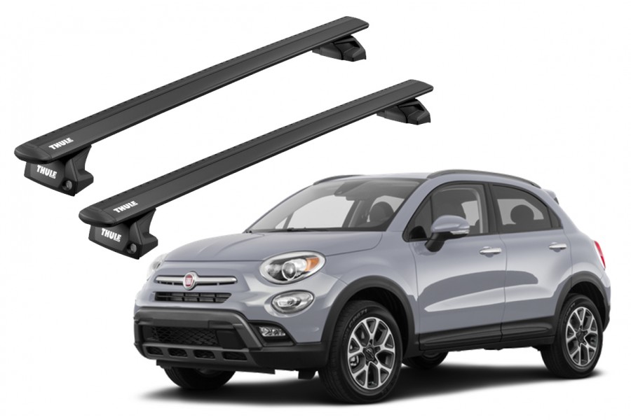 Barras THULE EVO WingBar para autos FIAT 500x desde 2015 negro