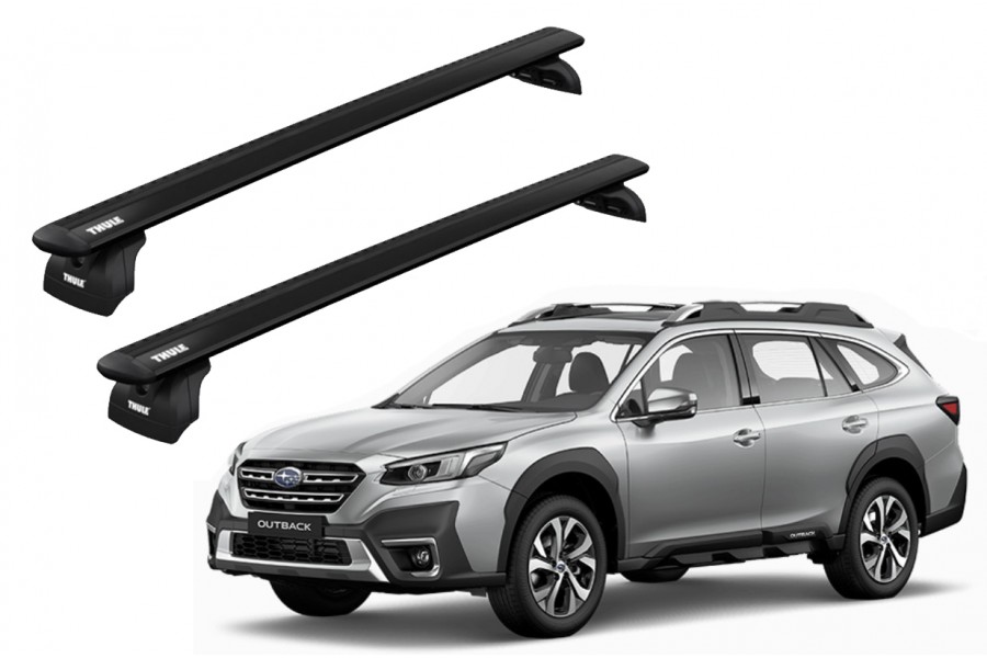 Barras THULE WingBar para autos SUBARU Outback desde 2014 negro
