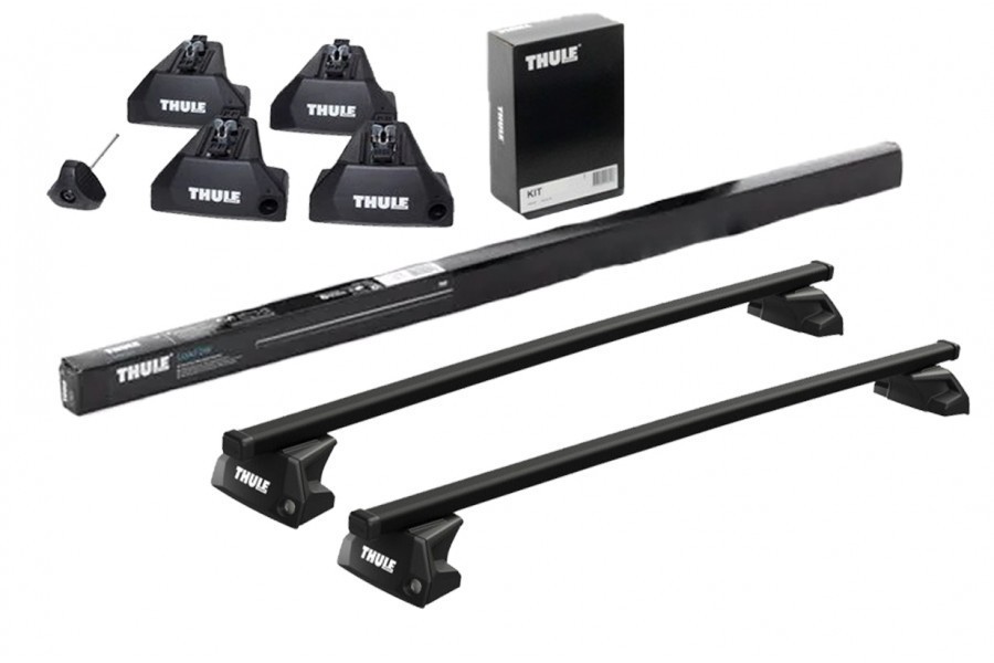 Barras THULE EVO SquareBar para autos BMW 5-Series Gran Turismo 2009 a 2017
