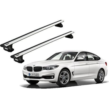 Barras THULE EVO WingBar para autos BMW 5-Series Gran Turismo 2009 a 2017