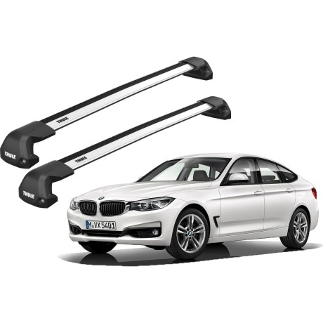 Barras THULE EDGE Flush para autos BMW 5-Series Gran Turismo 2009 a 2017
