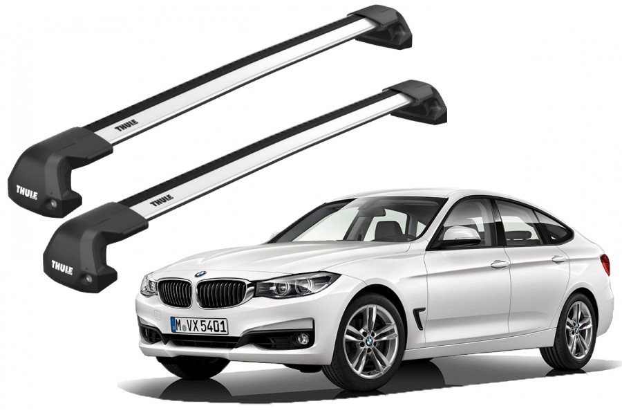 Barras THULE EDGE Flush para autos BMW 5-Series Gran Turismo 2009 a 2017