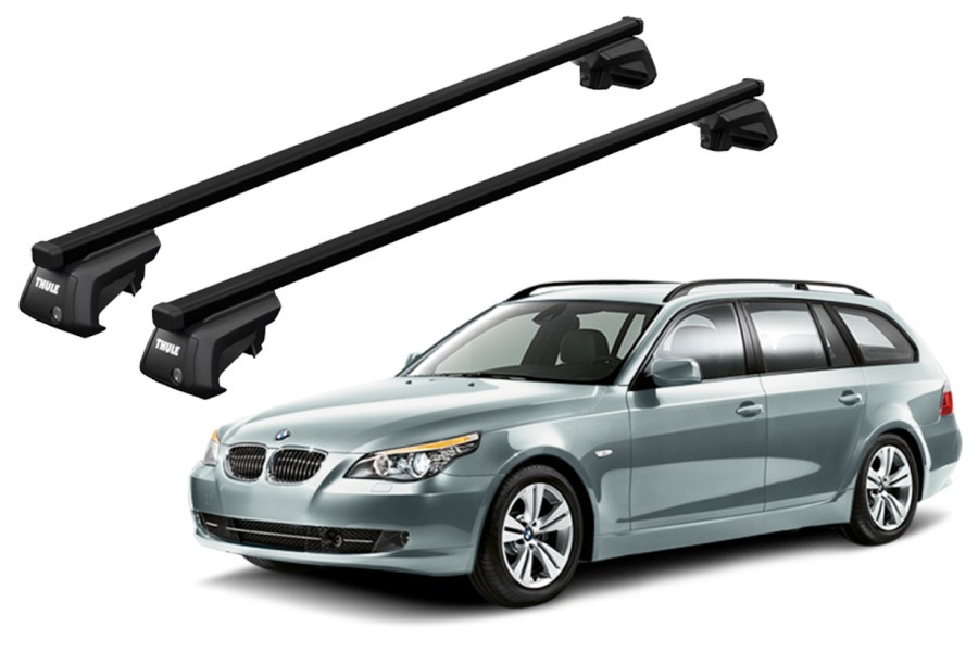 Barras THULE SmartRack XT para autos BMW 5-Series Touring (E61) 2004 a 2010