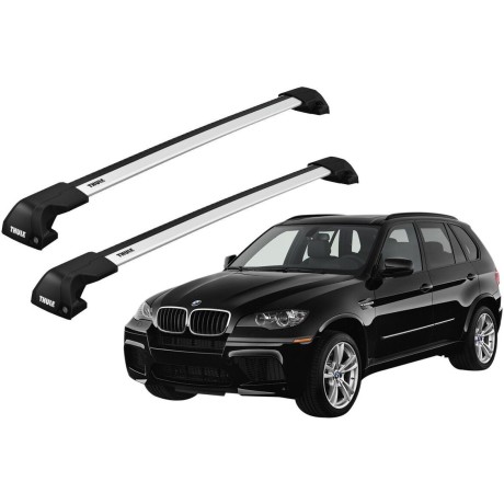 Barras THULE EDGE Flush para autos BMW X5 2007 a 2013