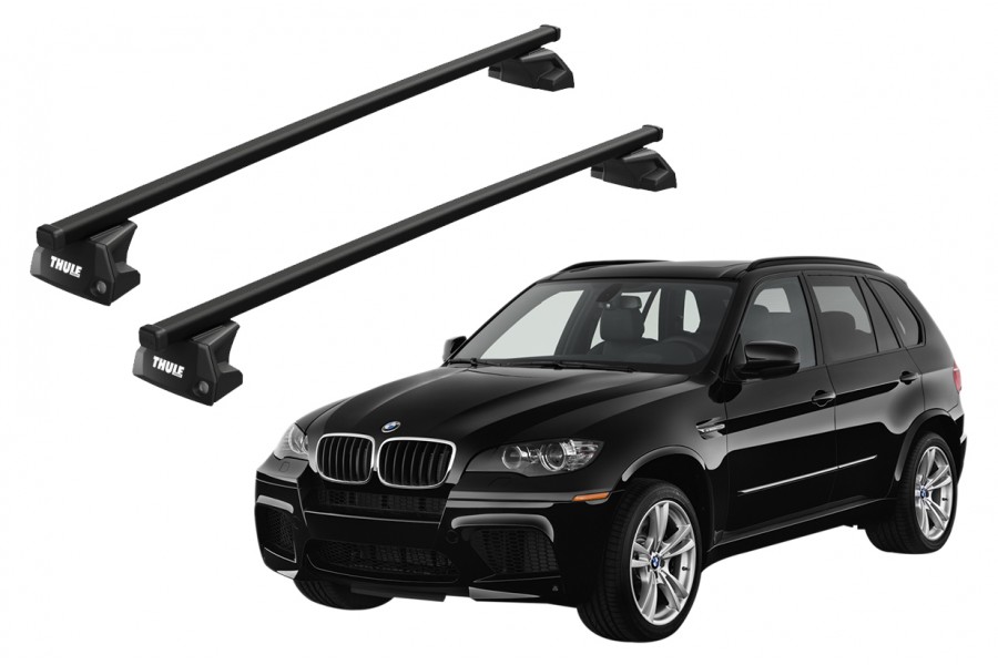 Barras THULE EVO SquareBar para autos BMW X5 2007 a 2013
