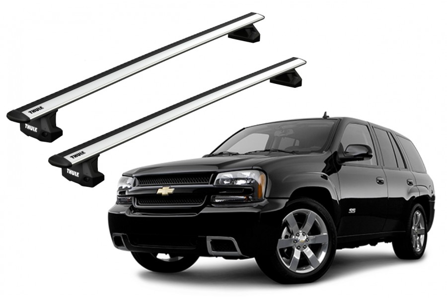 Barras THULE EVO WingBar para autos CHEVROLET TrailBlazer 2002 a 2009