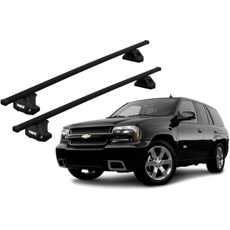 Barras THULE EVO SquareBar para autos CHEVROLET TrailBlazer 2002 a 2009