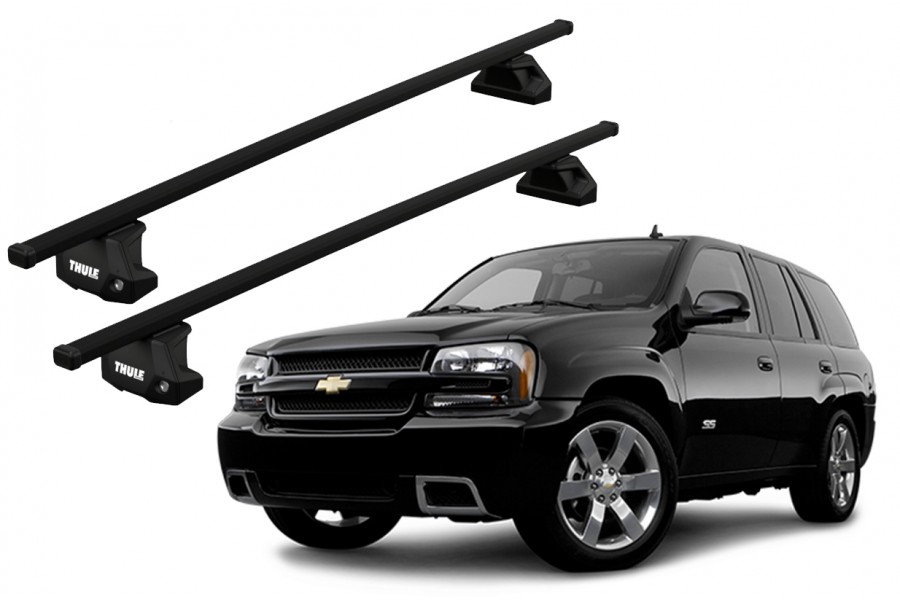 Barras THULE EVO SquareBar para autos CHEVROLET TrailBlazer 2002 a 2009