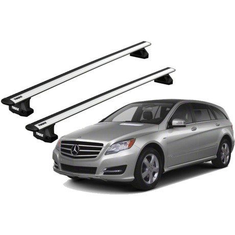 Barras THULE EVO WingBar para autos MERCEDES BENZ R-Class (W251) 2006 a 2015