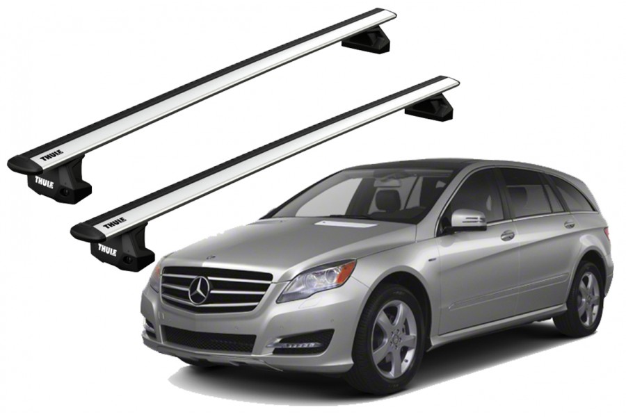 Barras THULE EVO WingBar para autos MERCEDES BENZ R-Class (W251) 2006 a 2015