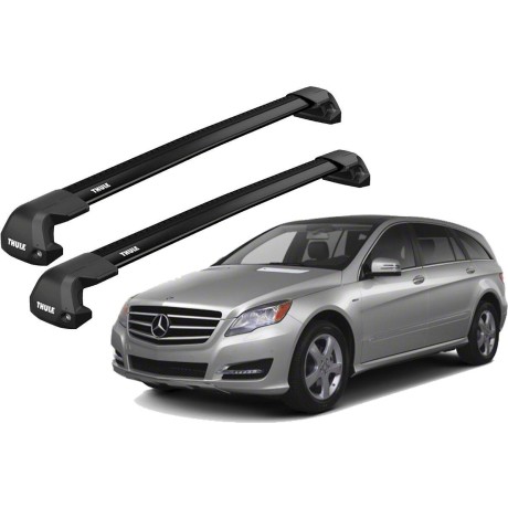 Barras THULE EDGE Flush para autos SUBARU XV 2012 a 2015 negro
