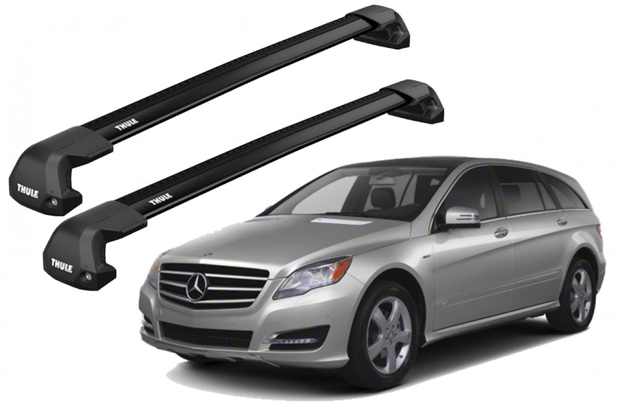 Barras THULE EDGE Flush para autos SUBARU XV 2012 a 2015 negro