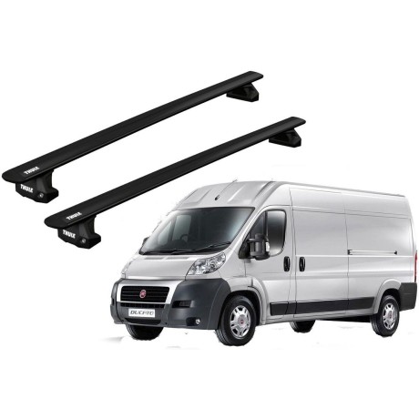Barras THULE EVO WingBar para FIAT Ducato desde 2006 negro