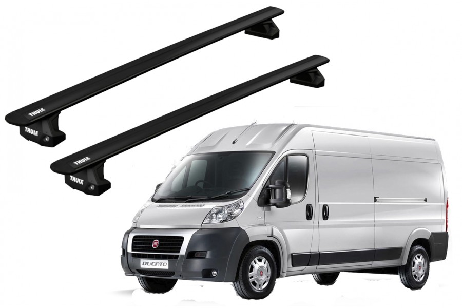 Barras THULE EVO WingBar para FIAT Ducato desde 2006 negro