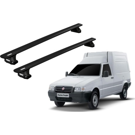 Barras THULE EVO WingBar para autos FIAT Fiorino desde 2008-2017 negro