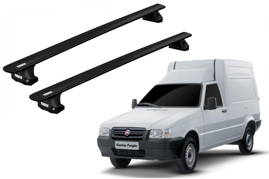 Barras THULE EVO WingBar para autos FIAT Fiorino desde 2008-2017 negro