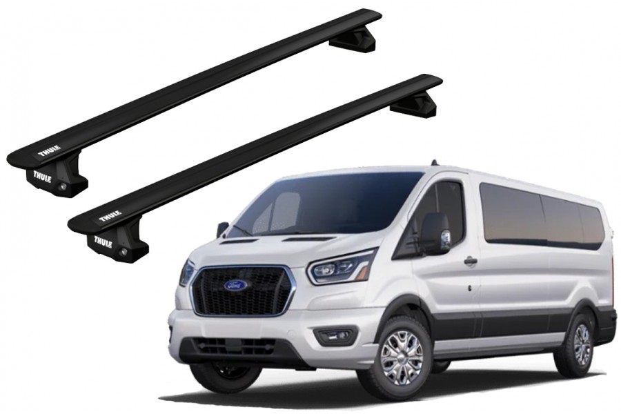 Barras THULE EVO WingBar para Van FORD Transit desde 2015 negro