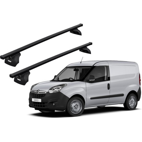 Barras THULE SquareBar para Van OPEL Combo 2012 a 2018