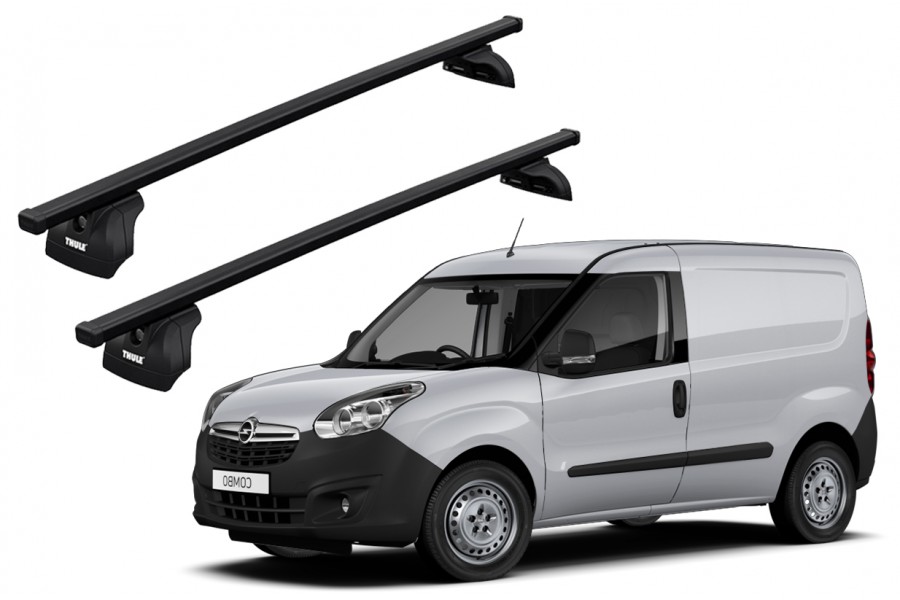 Barras THULE SquareBar para Van OPEL Combo 2012 a 2018